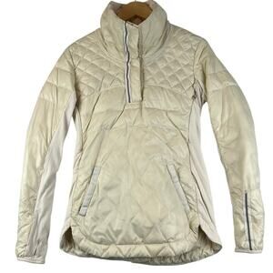 Lululemon Goose Down Jacket Womens 8 What‎ the Fluff 800 Fill Quilted Running